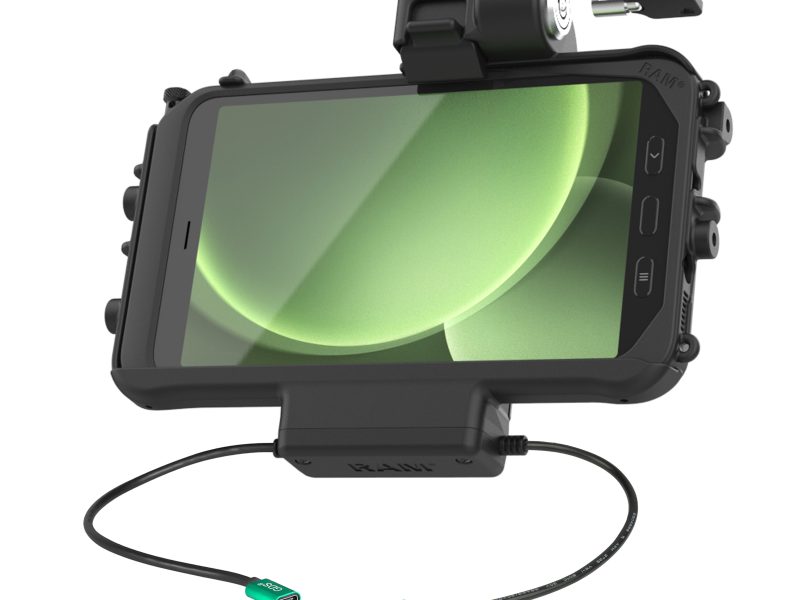 RAM® Thin-Dock™ Locking Power + Single USB Dock for Tab Active5 & 3