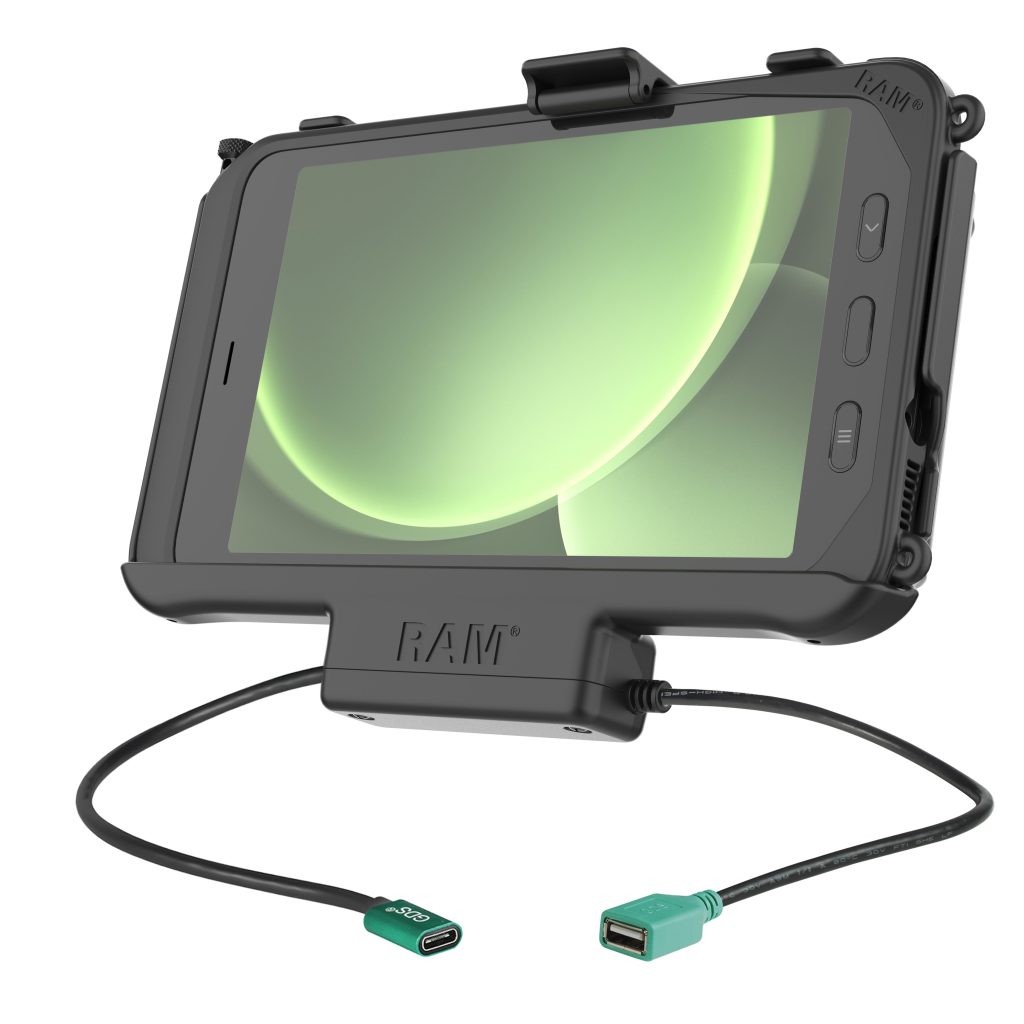 RAM® EZ-Roll ‘ r ™电源+数据底座三星Tab Active 5 ‘ 3
