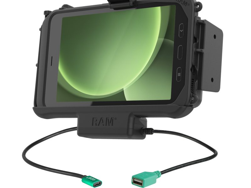 RAM® EZ-Roll’r™ Modular Power + Single USB Dock Samsung Tab Active5 & 3