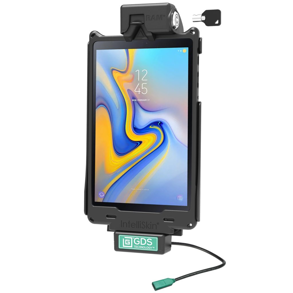 使用USB-C 3.1锁定GDS® Tough-Dock™，适用于三星Tab A 10.5