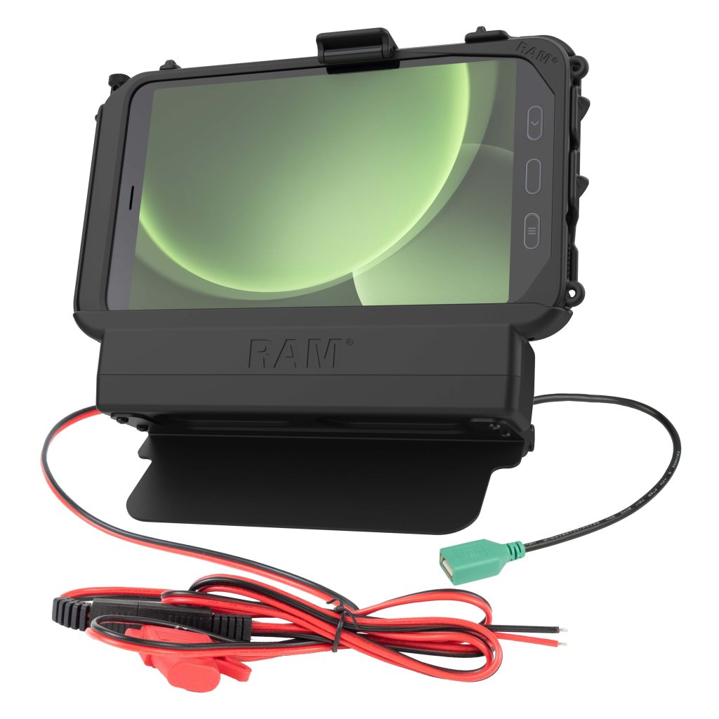 RAM® Power + Data Dock，适用于Tab Active 5和3，带扬声器盒