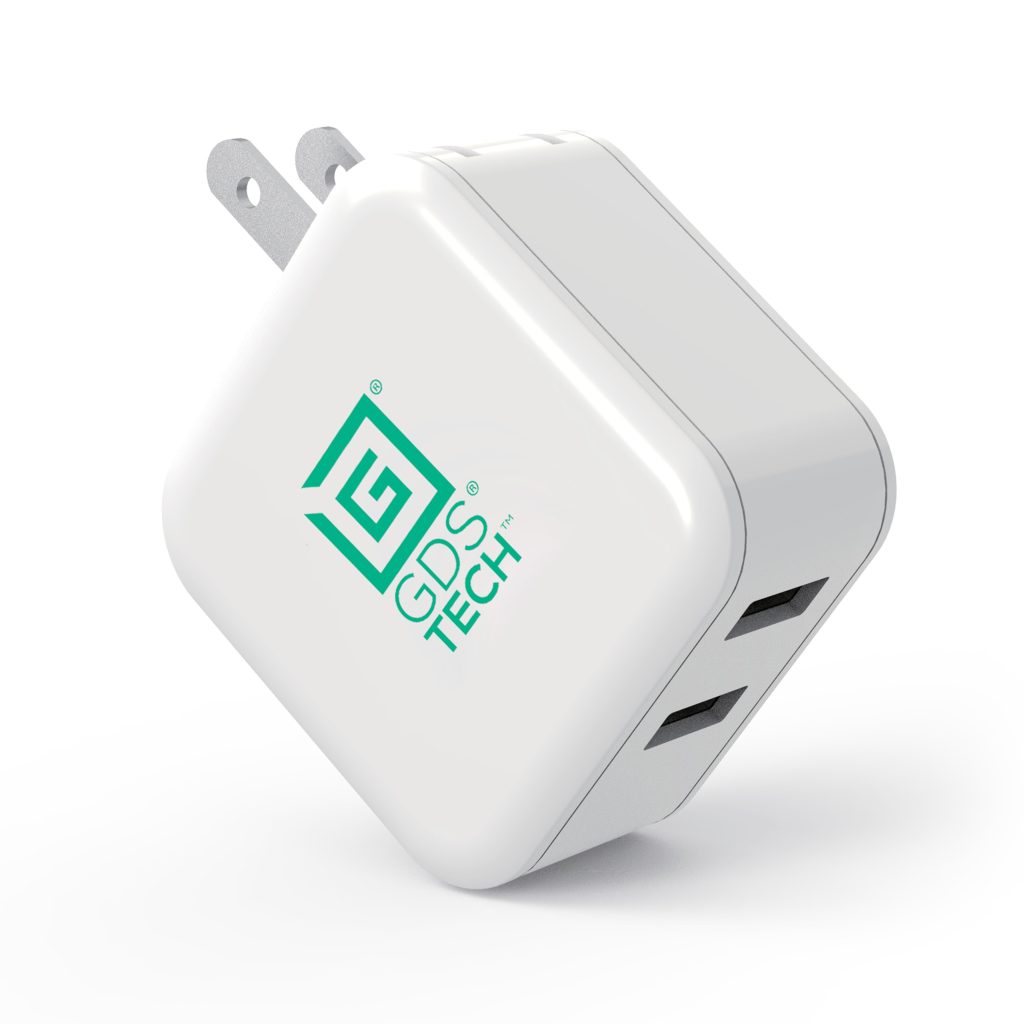 GDS® 2端口USB壁挂充电器