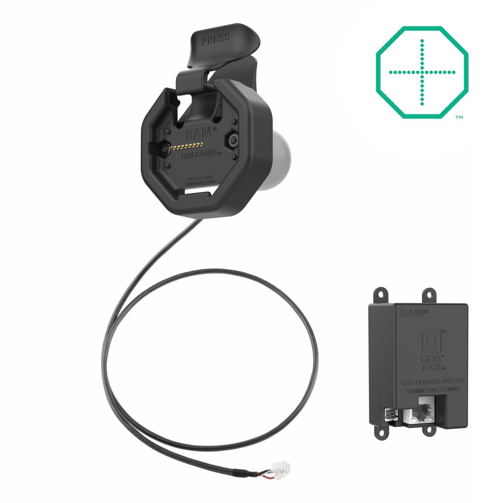 GDS® Uni-Conn™供电的Snap-In Dock，带OE适配器