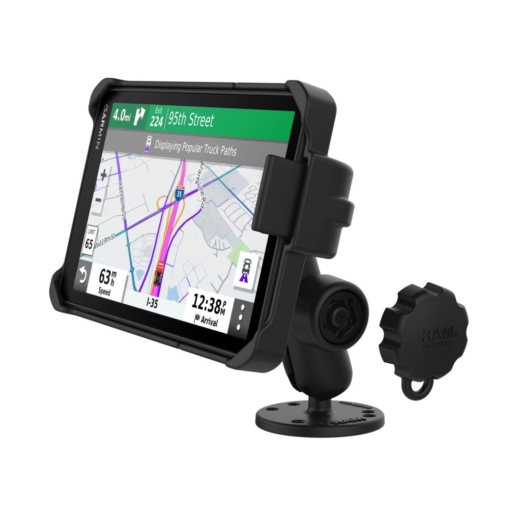 适用于Garmin dupzl ™ OTR 700的RAM® EZ-Roll ‘ r ™钻削底座