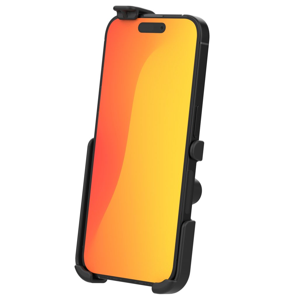 适用于Apple iPhone 13、13 Pro、14、14 Pro、15和16的RAM®形状贴合支架