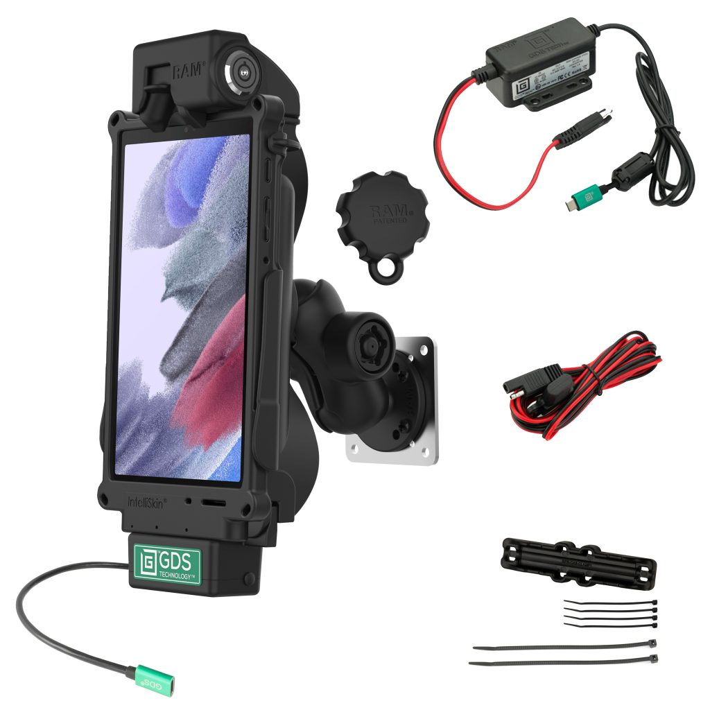 GDS® Tough-Dock™锁定车辆捆绑包，适用于三星Tab A7 Lite 8.7”