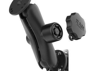 RAM® Locking Drill-Down Dashboard Mount with Backing Plate – C Size Med