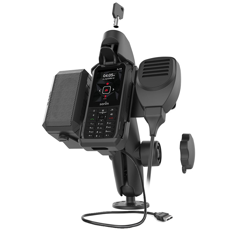 用于Sonim XP 5的RAM® PTT扬声器和硬线捆绑包
