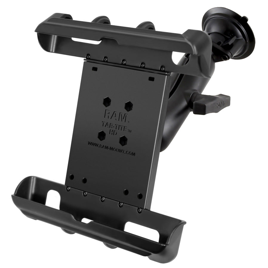 带有RAM® Twist-Lock™吸盘的RAM® Tab-Tite™大型平板电脑支架