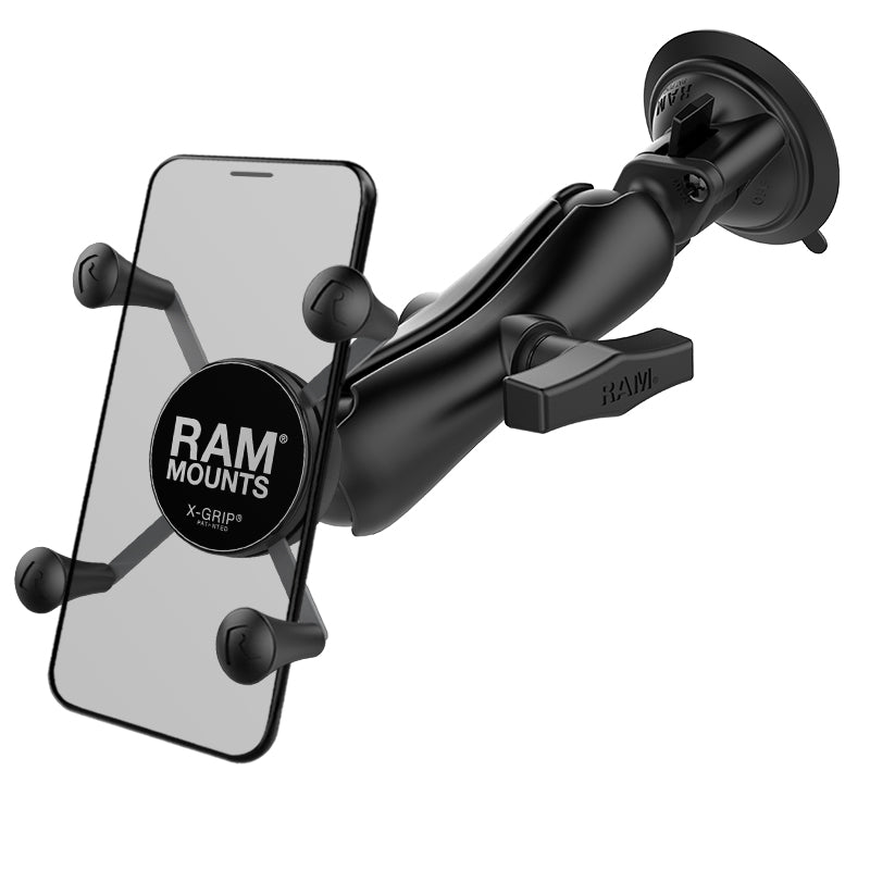 RAM® X-Grip®手机支架，带RAM® Twist-Lock™吸盘- C尺寸