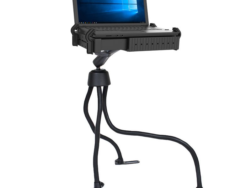 RAM® Pod™ III Double Ball Laptop Mount with 18″, 18″ and 30″ Legs