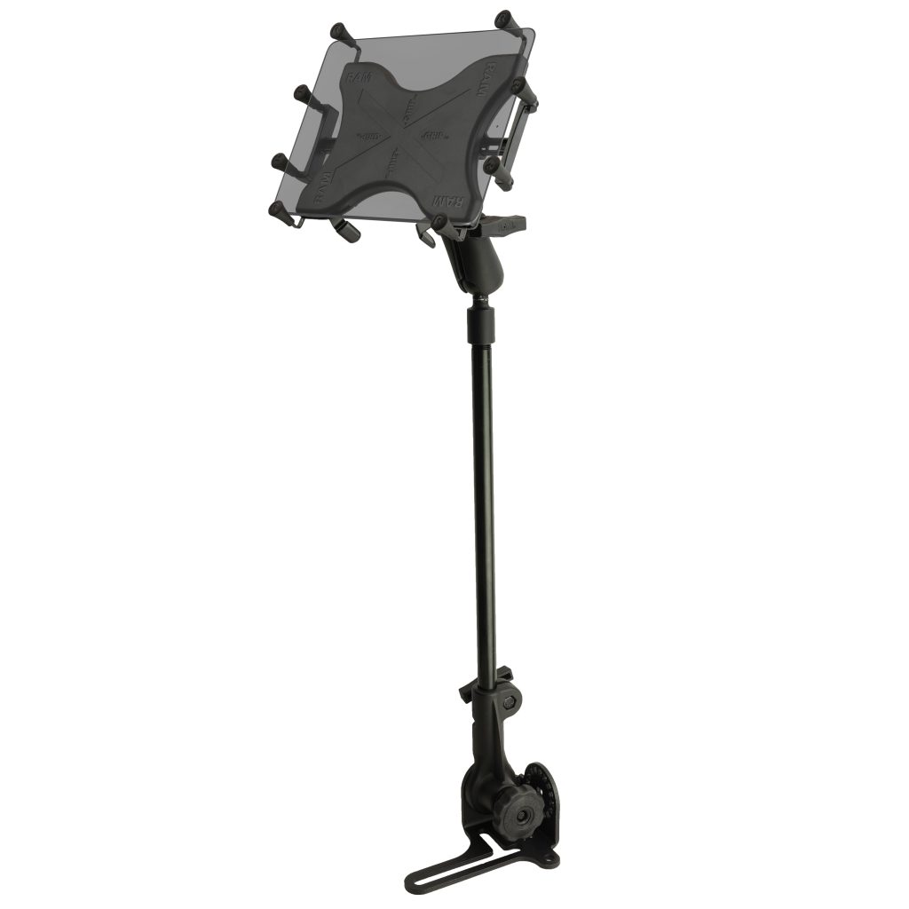 RAM® Pod HD™ 30英寸车载支架，配备RAM® X-Grip®，适用于12英寸-13英寸平板电脑