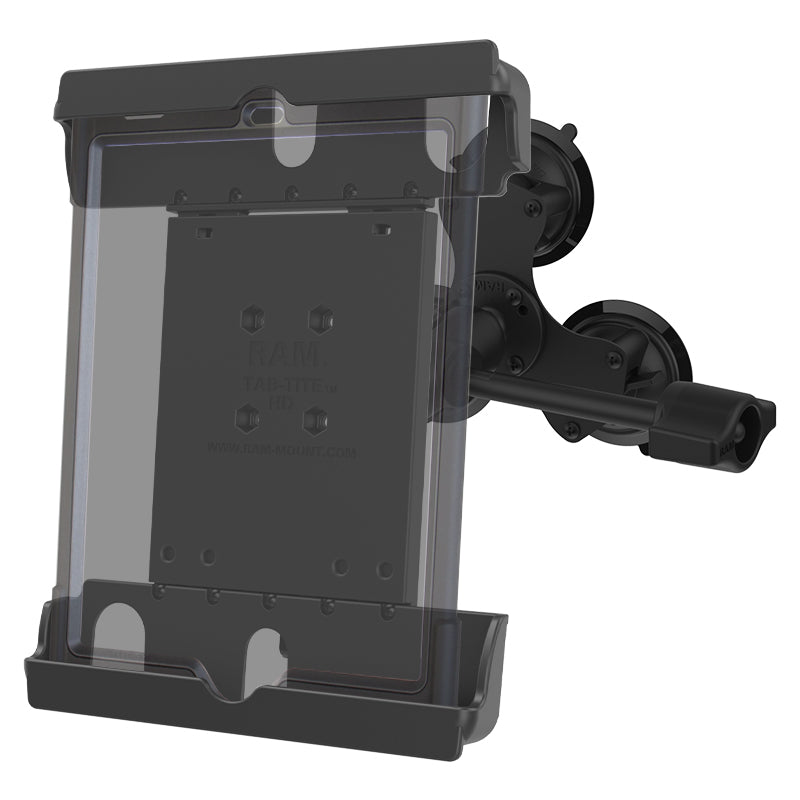 RAM® Tab-Tite™，配有RAM® Twist-Lock™三重吸力，适用于9英寸-10.5英寸片剂