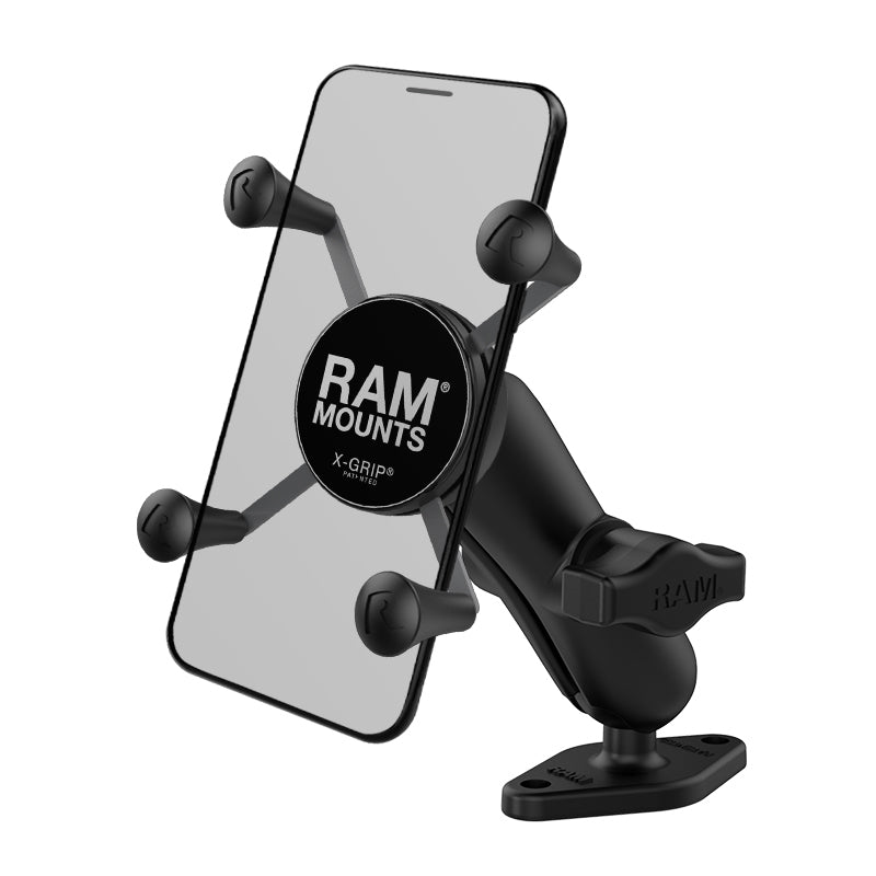 带有钻石底座的RAM® X-Grip®手机底座