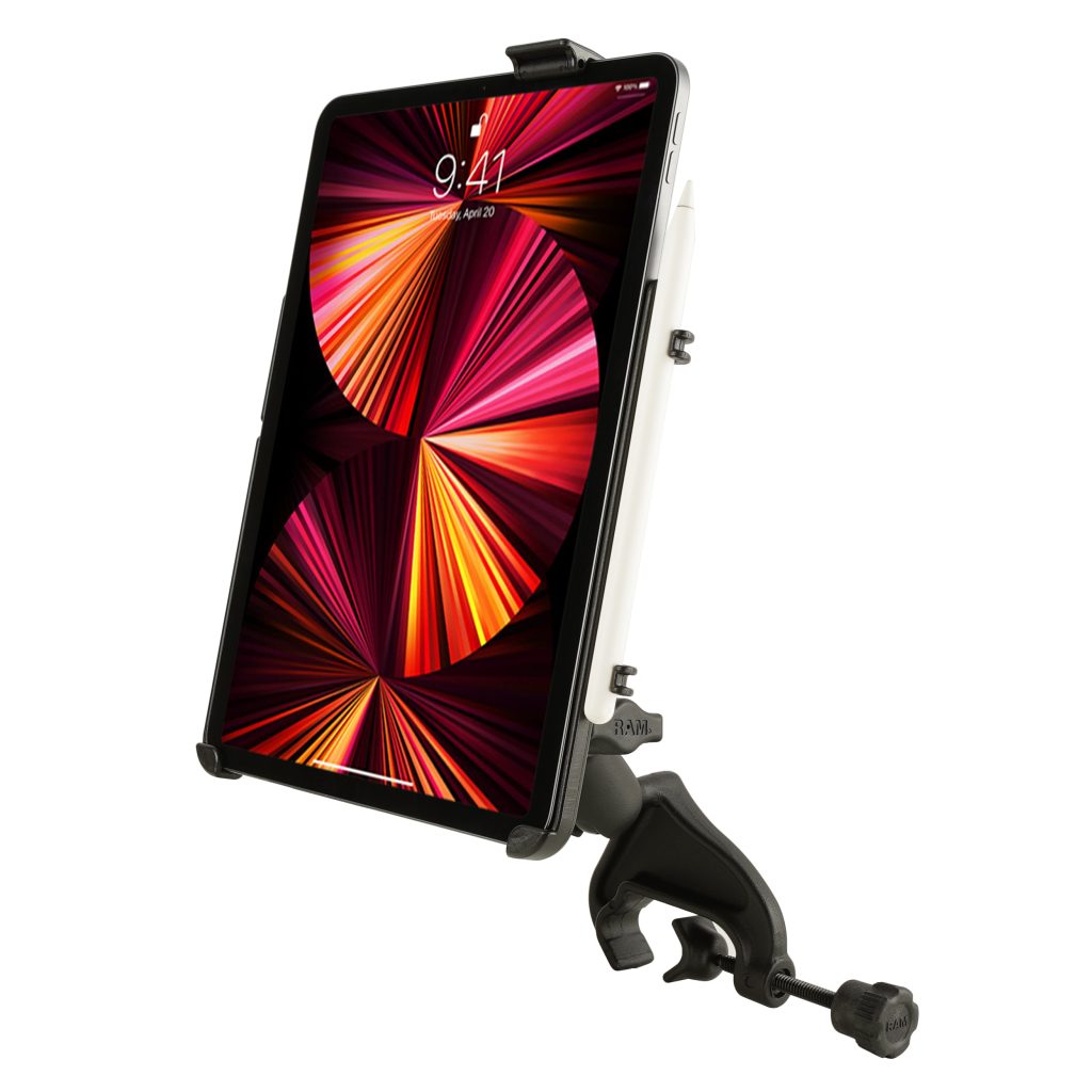 RAM® Yoke Clamp Mount适用于iPad Pro 11”1-4 Gen，Air 4，5 & 11”（M2 & M3）