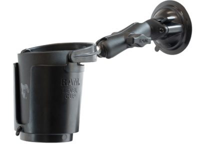 RAM® Level Cup™ 16oz Drink Holder with RAM® Twist-Lock™ Suction Cup