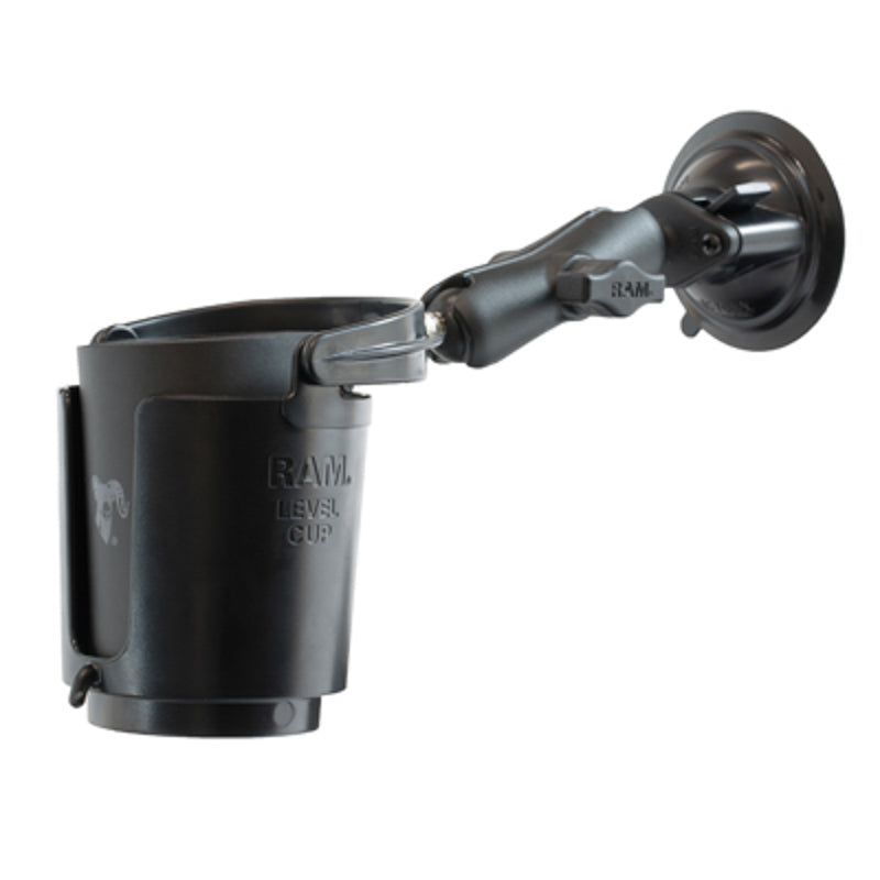 RAM® Level Cup™ 16盎司饮料架，带RAM® Twist-Lock™吸盘