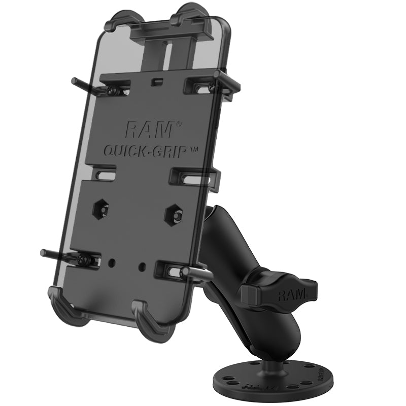 RAM® Quick-Grip™ XL弹簧式电话底座，带钻式底座
