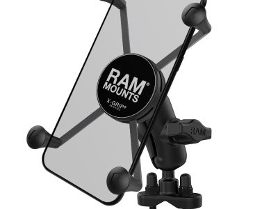 RAM® X-Grip® Large Phone Mount with Handlebar U-Bolt Base – Short