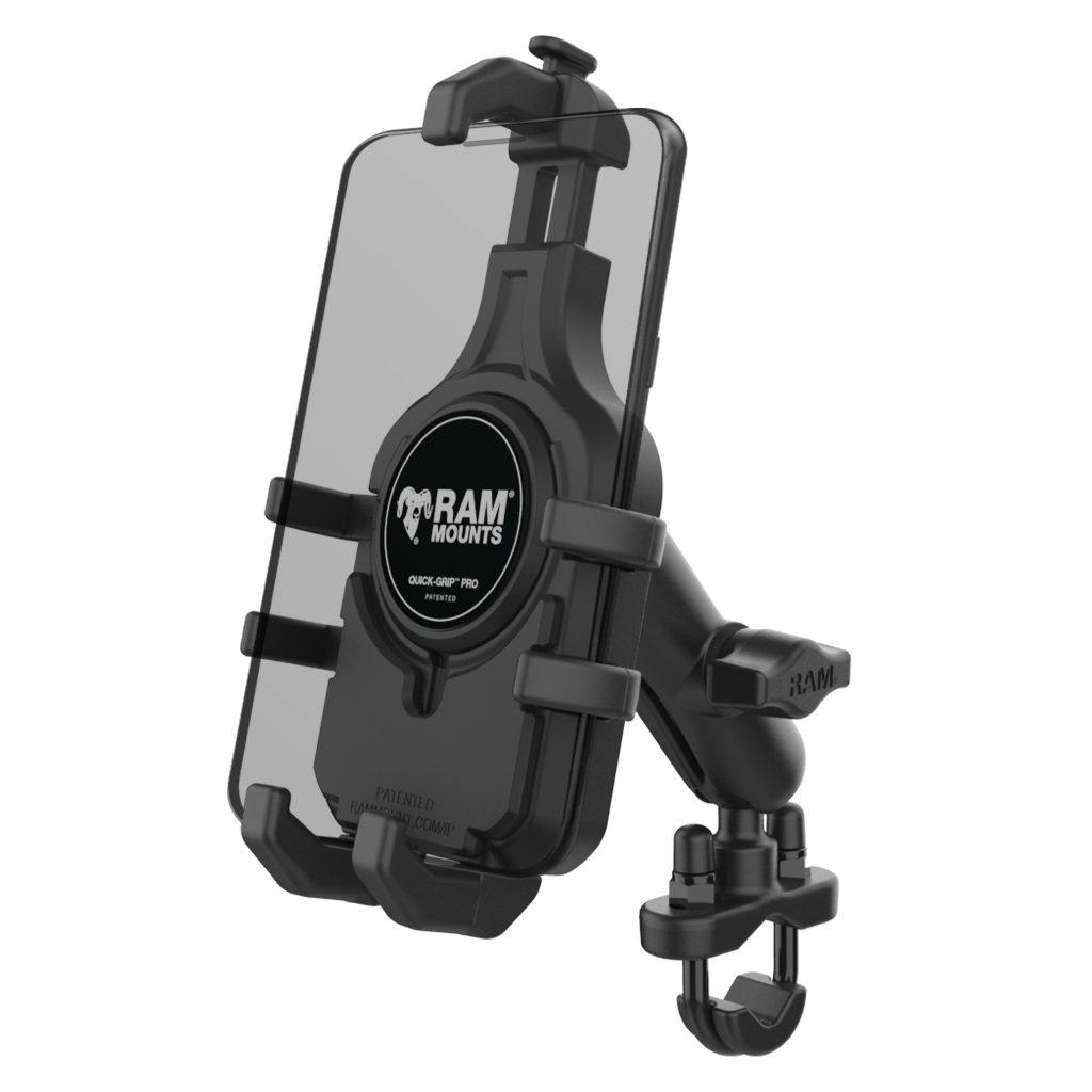 RAM® Quick-Grip™ Pro手机底座，带把手U型螺栓底座-中等