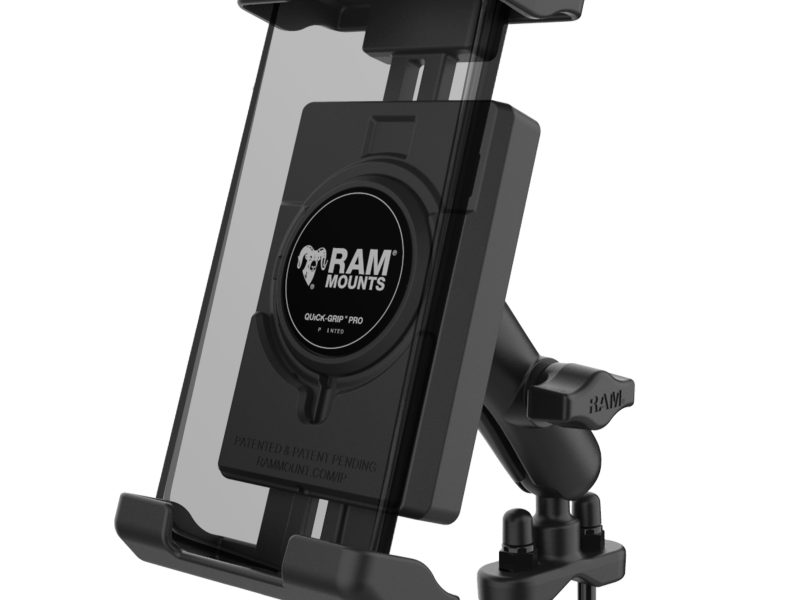 RAM® Quick-Grip™ Pro XL Phone Mount with Handlebar U-Bolt Base – Medium