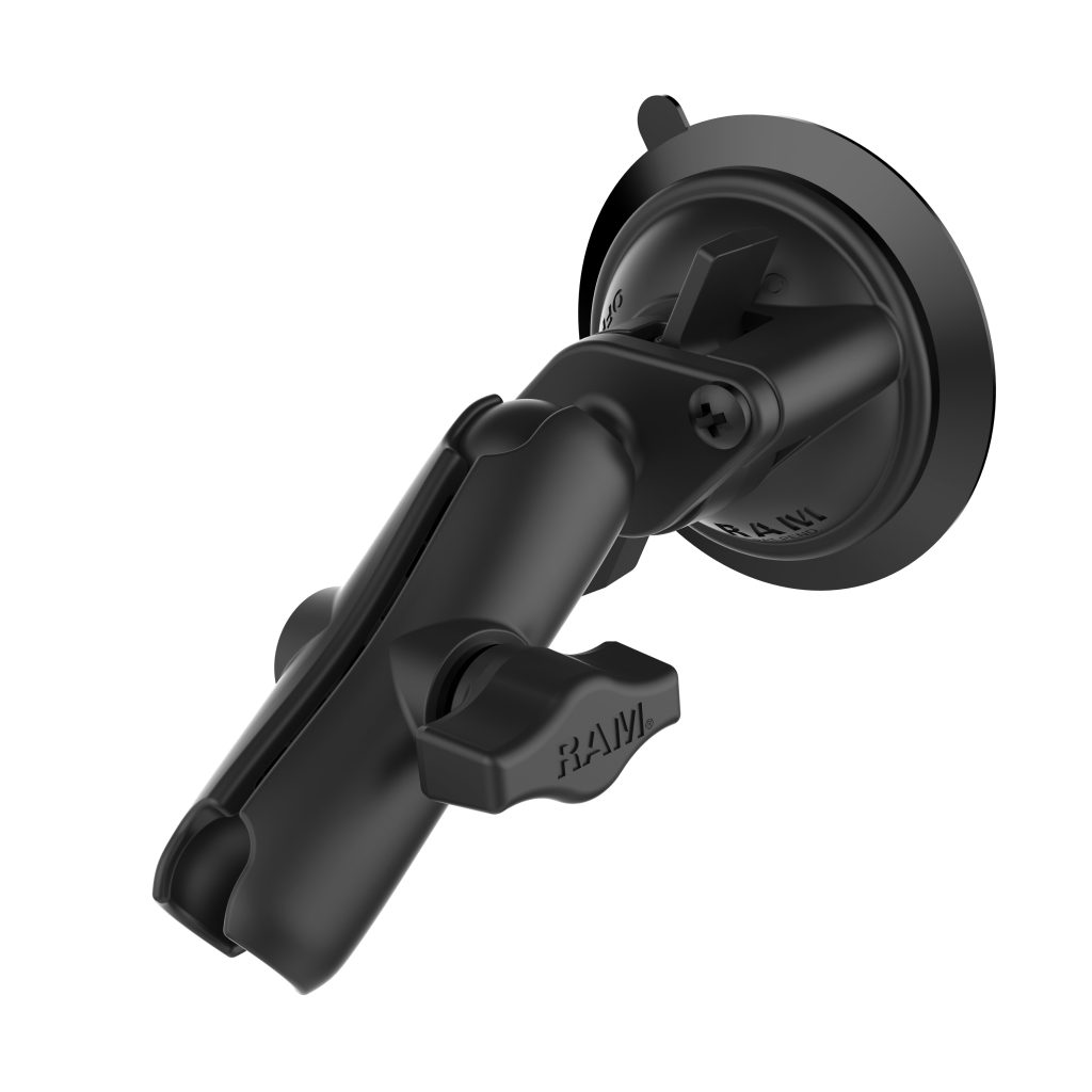 RAM® Twist-Lock™吸盘底座，带双承臂