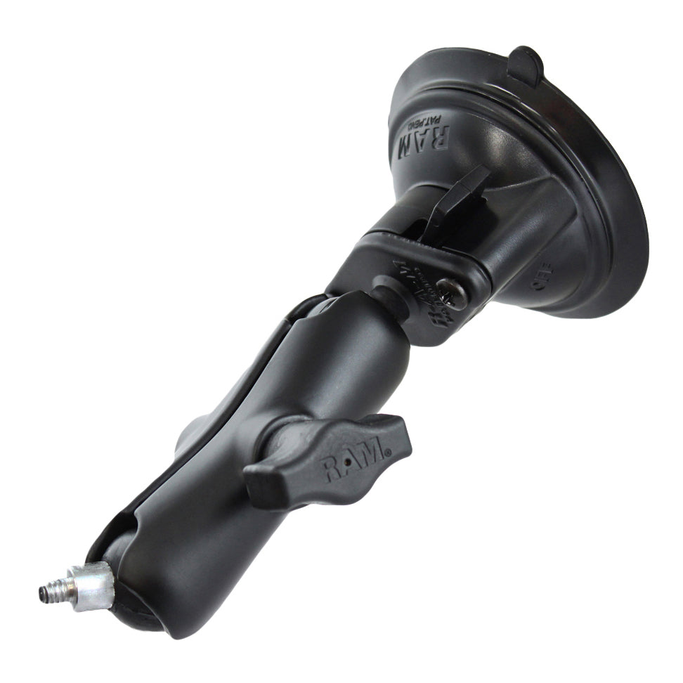 RAM® Twist-Lock™吸盘底座，带1/4英寸-20螺纹螺柱-中等