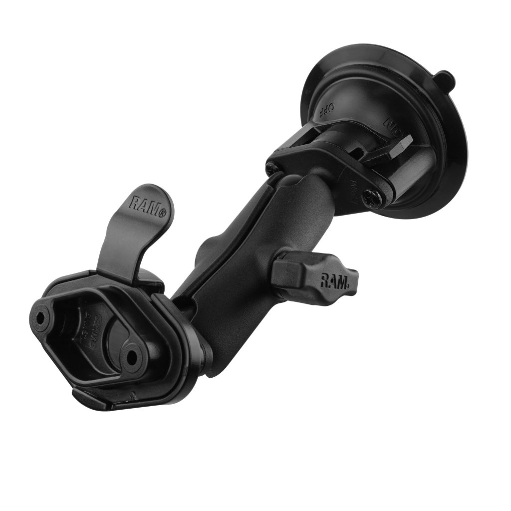 RAM® Twist-Lock™吸盘底座，带EZY-Mount™快速释放适配器