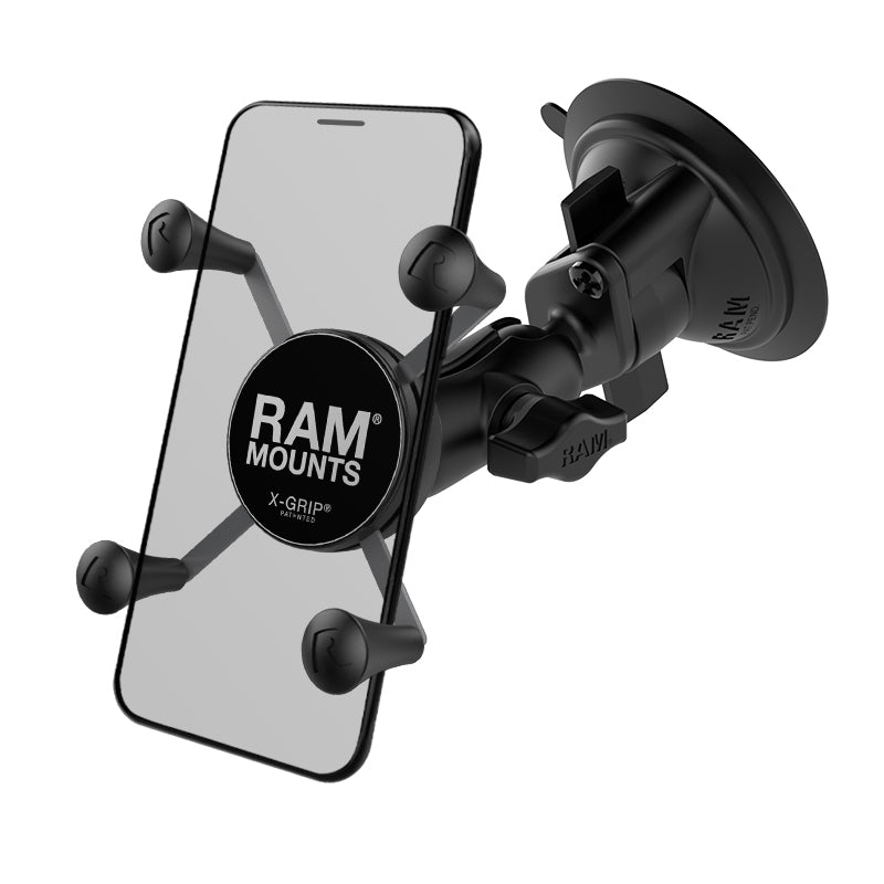 带有Twist-Lock™吸盘的RAM® X-Grip®手机支架