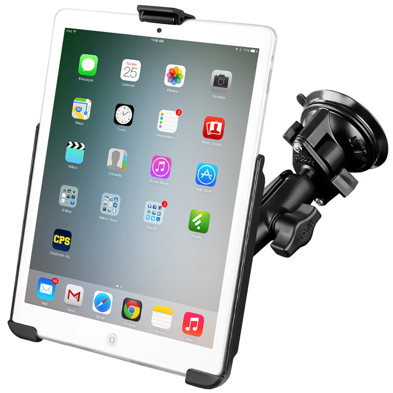 RAM® EZ-Roll ‘ r ™适用于iPad mini 1-3，配有RAM® Twist-Lock™吸盘