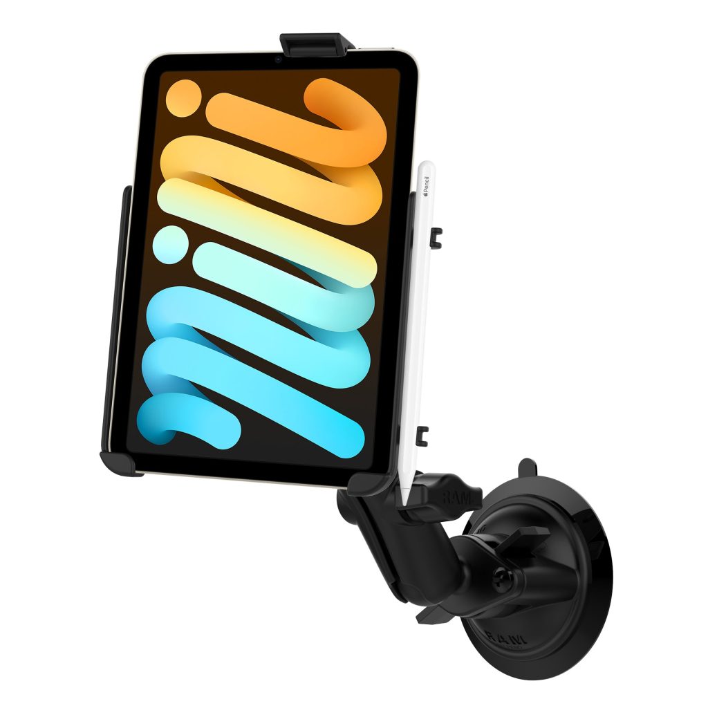 适用于iPad mini（A17 Pro）和mini 6的RAM® Twist-Lock™吸盘支架