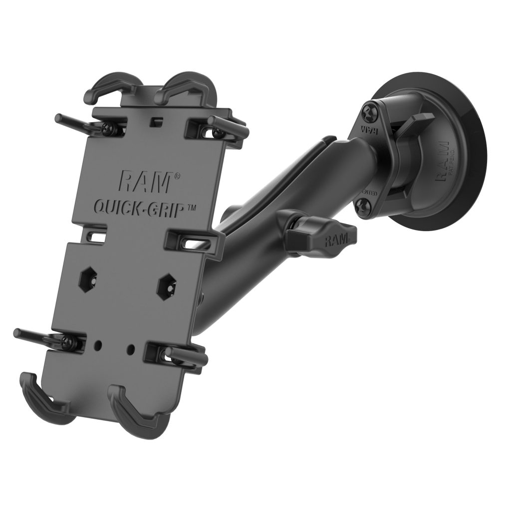 RAM® Quick-Grip™ XL手机支架，带Twist-Lock™吸盘-长