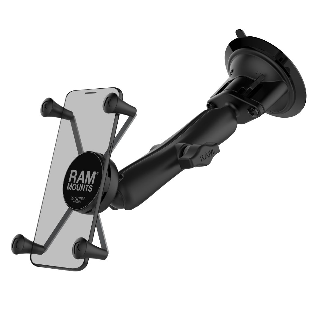 RAM® X-Grip®大型手机支架，带Twist-Lock™吸盘-长