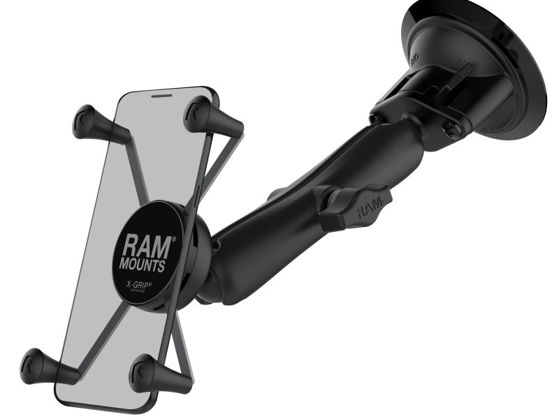 RAM® X-Grip® Large Phone Mount with Twist-Lock™ Suction Cup – Long