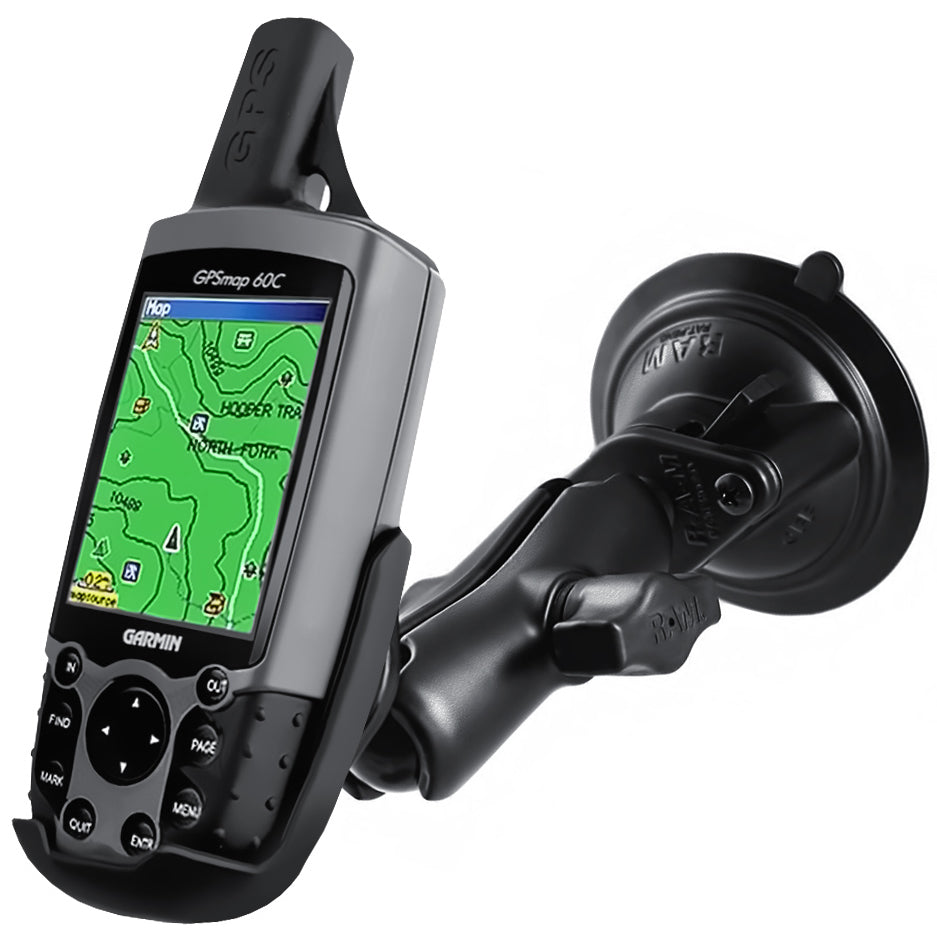 适用于Garmin Astro 220、GPS 60 +的RAM® Twist-Lock™吸盘支架