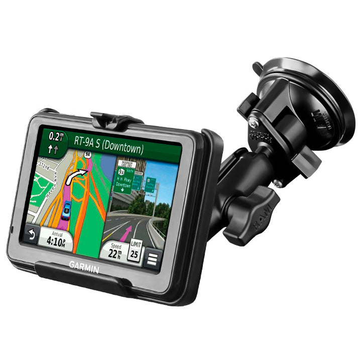 适用于Garmin nuvi 200 W、465 T+更多的RAM® Twist-Lock™吸盘支架