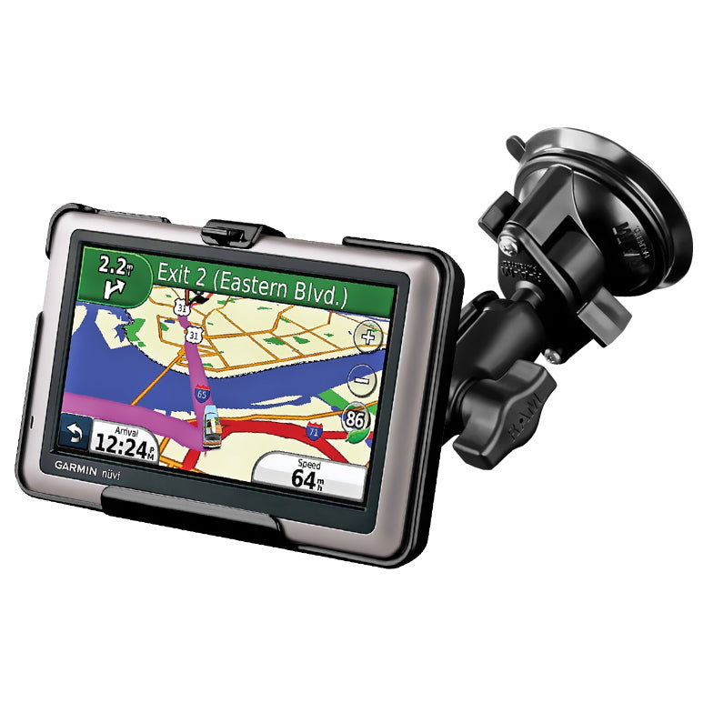 适用于Garmin nuvi 1440、1490 T+更多的RAM® Twist-Lock™吸盘支架