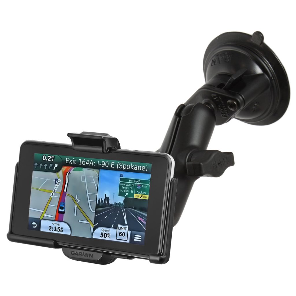 Garmin nuvi 3000系列的RAM® Twist-Lock™吸盘支架