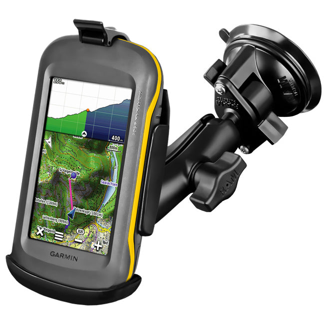 Garmin Montana 600系列的RAM® Twist-Lock™吸盘底座