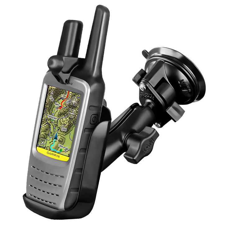 适用于Garmin Rino 610、650和655 t的RAM® Twist-Lock™吸盘支架