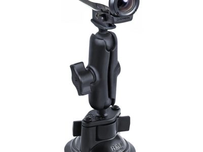 RAM® Twist-Lock™ Suction Cup Mount with Garmin VIRB™ Camera Adapter