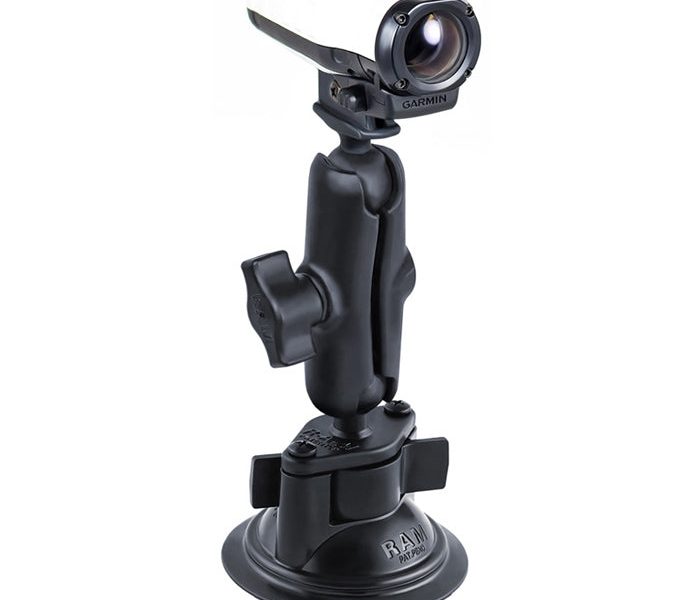 RAM® Twist-Lock™ Suction Cup Mount with Garmin VIRB™ Camera Adapter
