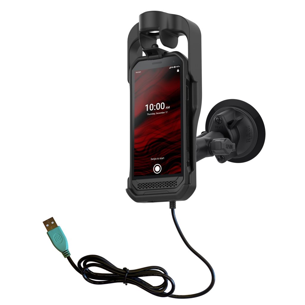 Kyocera DuraForce Ultra 5G E7110的RAM®电动吸盘支架