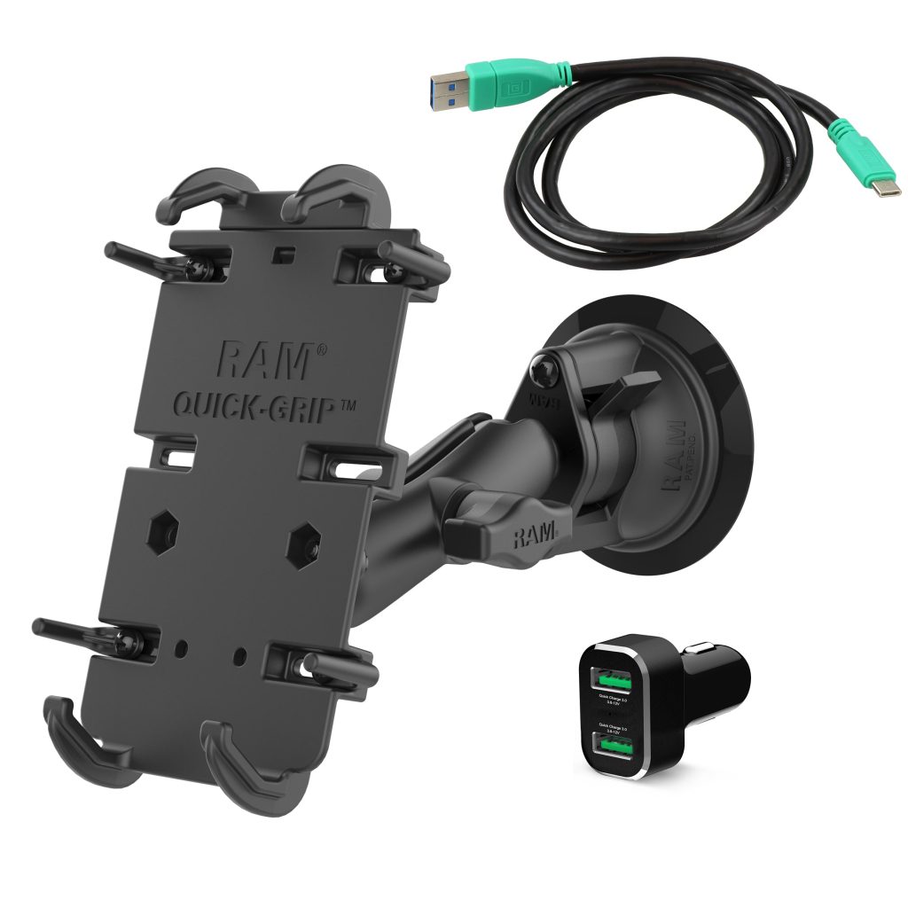 RAM® Quick-Grip™ XL Typ-C车辆套件