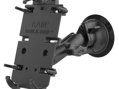 RAM® Quick-Grip™ XL Phone Mount with Twist-Lock™ Suction Cup – Medium