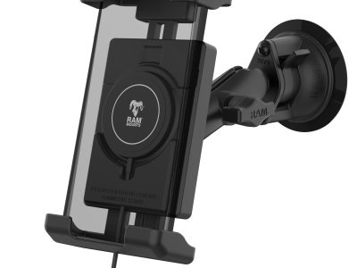 RAM® Quick-Grip™ Pro XL Suction Cup Mount with Qi2 15W Wireless Charger