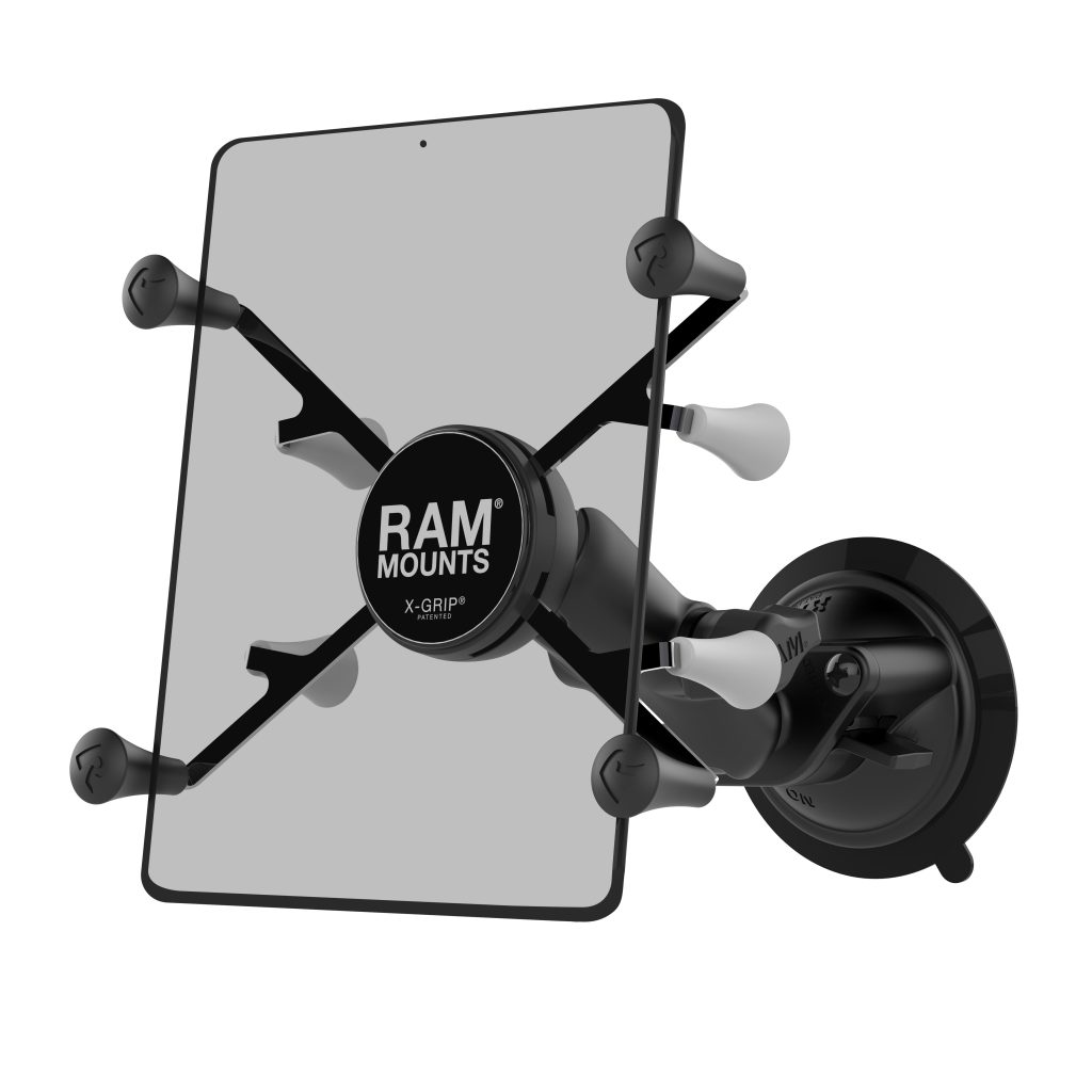 RAM® X-Grip®，配有RAM® Twist-Lock™吸盘支架，适用于7英寸-8英寸平板电脑