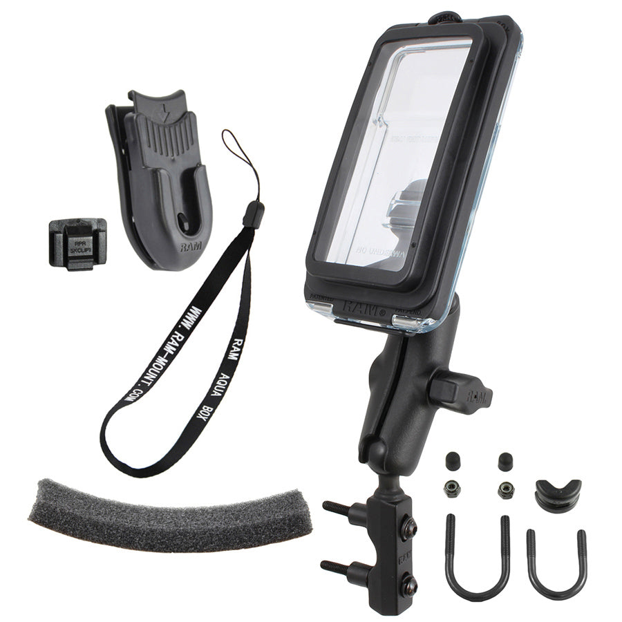 RAM® Aqua Box® Pro 20 for iPhone 5，带刹车/离合器储液器支架