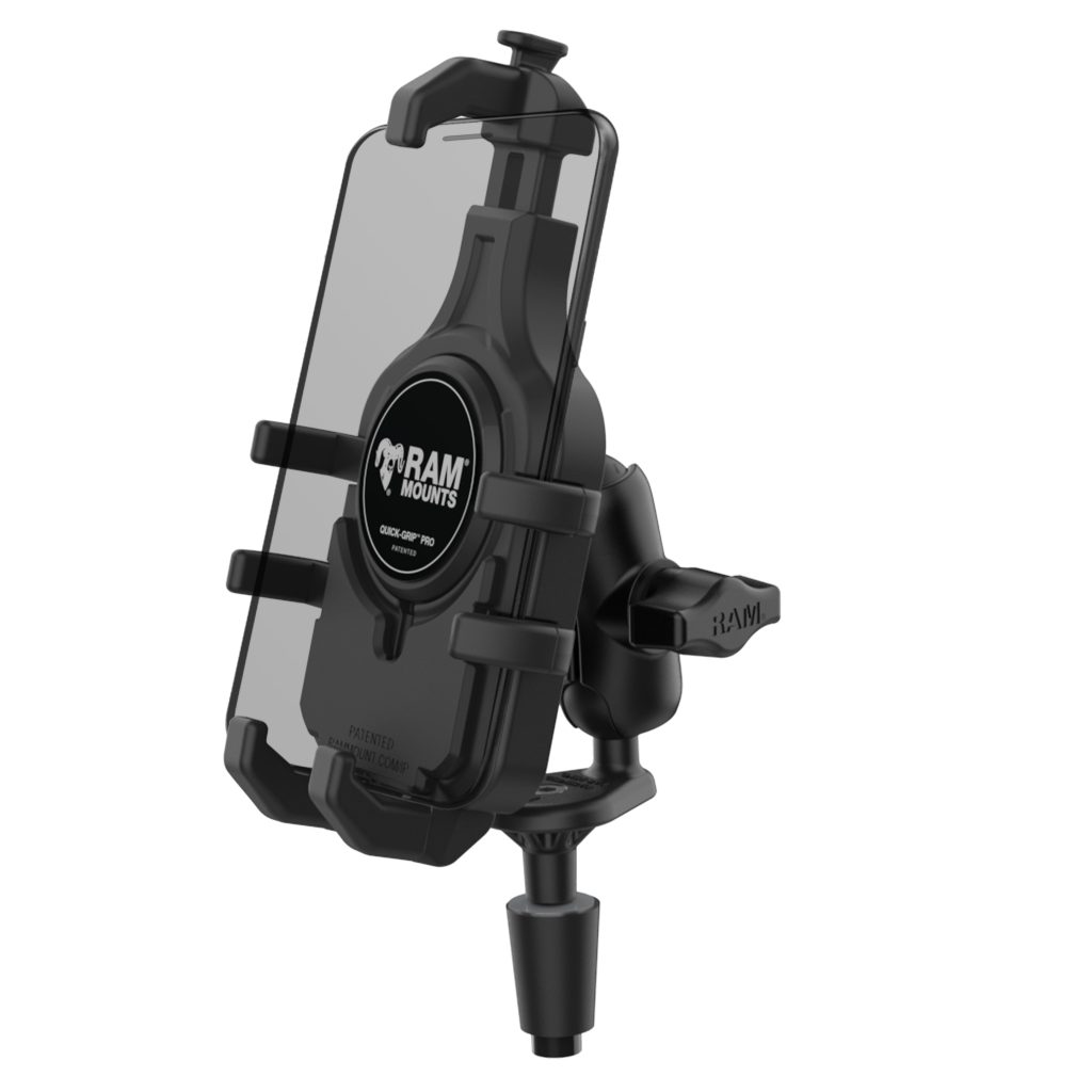 RAM® Quick-Grip™ Pro手机底座，带叉子柄底座-短
