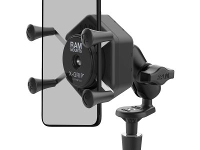 RAM® X-Grip® Phone Mount with Vibe-Safe™ & Fork Stem Base – Short
